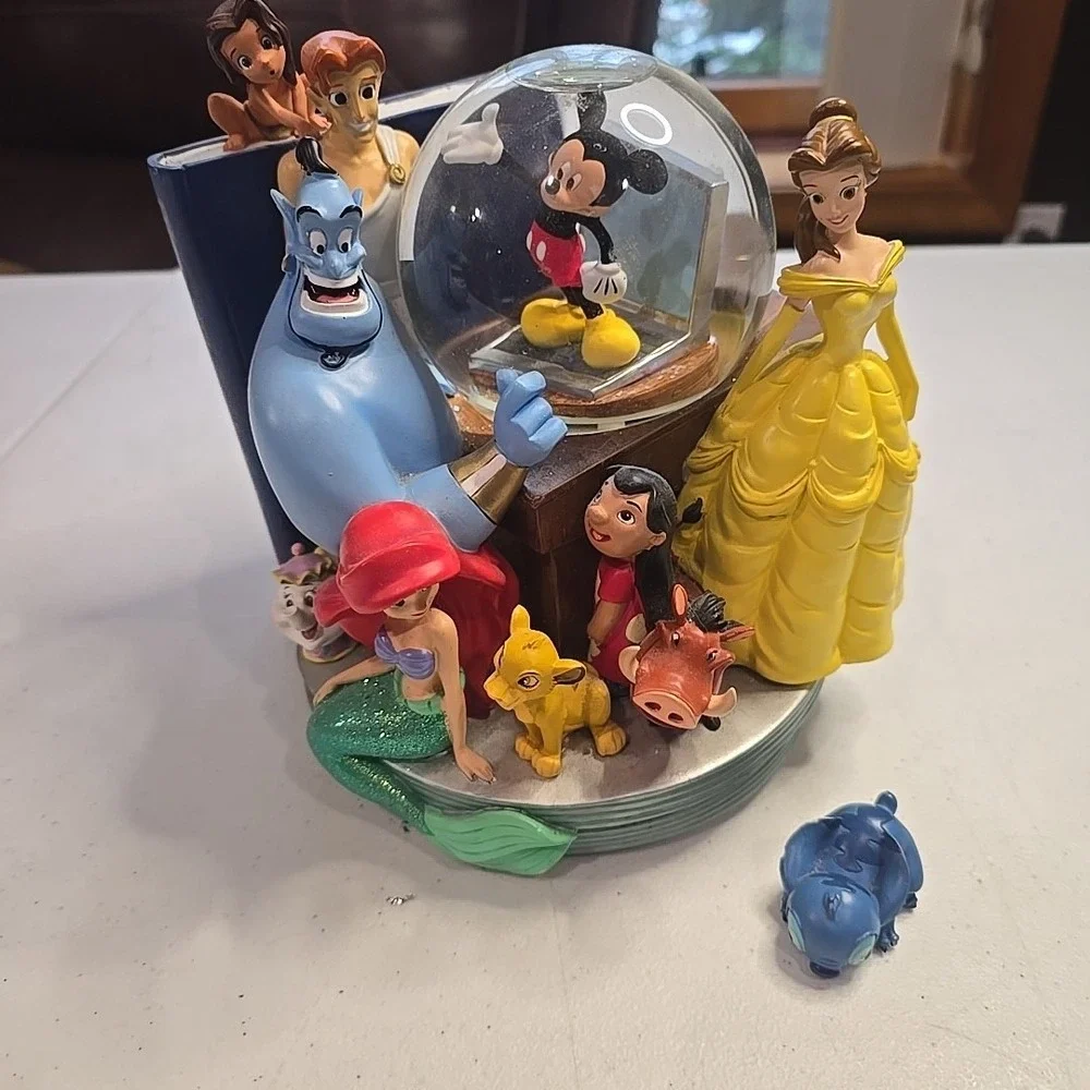 Very Rare Disney Vol 2 Through The Years‎ Musical Snow Globe & Bookend 1999